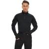 imageTACVASEN Mens Tactical Military Shirt 14 Zip Long Sleeve Combat Shirt with Pockets Lightweight Army Training PaintballBlack