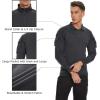imageTACVASEN Mens Tactical Military Shirt 14 Zip Long Sleeve Combat Shirt with Pockets Lightweight Army Training PaintballGray