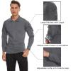 imageTACVASEN Mens Tactical Military Shirt 14 Zip Long Sleeve Combat Shirt with Pockets Lightweight Army Training PaintballLight Grey