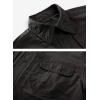 imageTACVASEN Mens Tactical Shirts Long Sleeve Quick Dry Breathable Button Down Fishing Work Safari Hiking Camping HuntingBlack