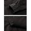 imageTACVASEN Mens Tactical Shirts Long Sleeve Quick Dry Breathable Button Down Fishing Work Safari Hiking Camping HuntingBlack