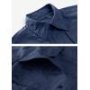 imageTACVASEN Mens Tactical Shirts Long Sleeve Quick Dry Breathable Button Down Fishing Work Safari Hiking Camping HuntingBlue