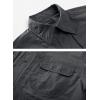 imageTACVASEN Mens Tactical Shirts Long Sleeve Quick Dry Breathable Button Down Fishing Work Safari Hiking Camping HuntingGrey