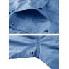 imageTACVASEN Mens Tactical Shirts Long Sleeve Quick Dry Breathable Button Down Fishing Work Safari Hiking Camping HuntingSky Blue