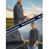 imageTACVASEN Mens Tactical Shirts Quick Dry UV Protection Breathable Long Sleeve Hiking Fishing Button ShirtsDark Grey