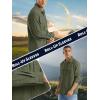 imageTACVASEN Mens Tactical Shirts Quick Dry UV Protection Breathable Long Sleeve Hiking Fishing Button ShirtsGreen