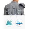 imageTACVASEN Mens Tactical Shirts Quick Dry UV Protection Breathable Long Sleeve Hiking Fishing Button ShirtsGrey
