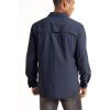 imageTACVASEN Mens Tactical Shirts Quick Dry UV Protection Breathable Long Sleeve Hiking Fishing Button ShirtsNavy