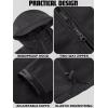 imageTACVASEN Mens Tactical Jacket with Hood Water Resistant Special Ops Military Softshell CoatBlack