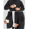 imageTACVASEN Mens Tactical Jacket with Hood Water Resistant Special Ops Military Softshell CoatBlack