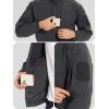 imageTACVASEN Mens Tactical Jacket with Hood Water Resistant Special Ops Military Softshell CoatGrey