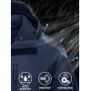 imageTACVASEN Mens Tactical Jacket with Hood Water Resistant Special Ops Military Softshell CoatNavy