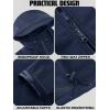 imageTACVASEN Mens Tactical Jacket with Hood Water Resistant Special Ops Military Softshell CoatNavy
