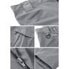 imageTACVASEN Mens Tactical Pants Lightweight 9 Pockets Cargo Hiking Pants Water Resistant Work Pants for Men ConstructionLight Grey