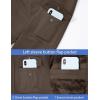 imageTACVASEN Mens Winter Jacket Cotton Military Jackets Fleece Lined Thick Work Coats Warm Cargo Jackets with HoodedA149 Coffee