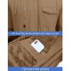 imageTACVASEN Mens Winter Jacket Cotton Military Jackets Fleece Lined Thick Work Coats Warm Cargo Jackets with HoodedB148 Khaki