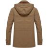 imageTACVASEN Mens Winter Jacket Cotton Military Jackets Fleece Lined Thick Work Coats Warm Cargo Jackets with HoodedB148 Khaki