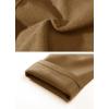 imageTACVASEN Mens Winter Pants 9 Pockets Fleece Snow Hiking Pants WaterResistant Warm Softshell Thick Tactical PantsSand