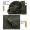 imageTACVASEN Mens Special Ops Military Jacket Water Resistant Windproof Tactical Winter Zip Up Rain Coat Hunting OutdoorsGreen
