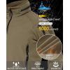 imageTACVASEN Mens Special Ops Military Jacket Water Resistant Windproof Tactical Winter Zip Up Rain Coat Hunting OutdoorsKhaki