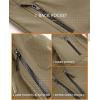 imageTACVASEN Mens Special Ops Military Jacket Water Resistant Windproof Tactical Winter Zip Up Rain Coat Hunting OutdoorsKhaki