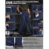 imageTACVASEN Mens Tactical Cargo Pants Cotton 9 Pockets Work Pants Stretch Hiking Pants Lightweight Outdoor Workout PantNavy