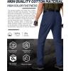 imageTACVASEN Mens Tactical Cargo Pants Cotton 9 Pockets Work Pants Stretch Hiking Pants Lightweight Outdoor Workout PantNavy