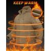 imageTACVASEN Mens Tactical Fleece Jacket Heavyweight Military Hoodie with 6 Pockets Winter Warm Coats Windproof OutdoorBrown