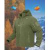 imageTACVASEN Mens Tactical Fleece Jacket Heavyweight Military Hoodie with 6 Pockets Winter Warm Coats Windproof OutdoorGreen