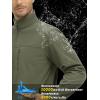 imageTACVASEN Mens Tactical Jackets Softshell Fleece Lined Lightweight Coats with Pockets Water Resistant Outdoor HikingAgreen