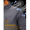 imageTACVASEN Mens Tactical Jackets Softshell Fleece Lined Lightweight Coats with Pockets Water Resistant Outdoor HikingDark Grey