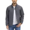 imageTACVASEN Mens Tactical Jackets Softshell Fleece Lined Lightweight Coats with Pockets Water Resistant Outdoor HikingDark Grey