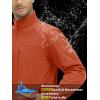 imageTACVASEN Mens Tactical Jackets Softshell Fleece Lined Lightweight Coats with Pockets Water Resistant Outdoor HikingDark Orange