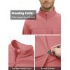 imageTACVASEN Mens Tactical Jackets Softshell Fleece Lined Lightweight Coats with Pockets Water Resistant Outdoor HikingGrey Pink