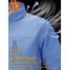 imageTACVASEN Mens Tactical Jackets Softshell Fleece Lined Lightweight Coats with Pockets Water Resistant Outdoor HikingLignt Blue