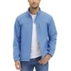 imageTACVASEN Mens Tactical Jackets Softshell Fleece Lined Lightweight Coats with Pockets Water Resistant Outdoor HikingLignt Blue