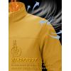 imageTACVASEN Mens Tactical Jackets Softshell Fleece Lined Lightweight Coats with Pockets Water Resistant Outdoor HikingTyellow