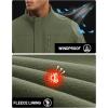 imageTACVASEN Mens Tactical Softshell Jacket Fleece Lined Water Resistant Windbreaker Military Lightweight Coat for HikingGreen