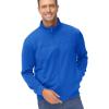 imageTACVASEN Mens Track Jacket Lightweight Full Zip Up Stand Collar Jacket Running Athletic Active Jacket Softshell OuterwearBright Blue