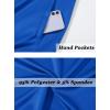 imageTACVASEN Mens Track Jacket Lightweight Full Zip Up Stand Collar Jacket Running Athletic Active Jacket Softshell OuterwearBright Blue