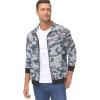 imageTACVASEN Mens Track Jacket Lightweight Full Zip Up Stand Collar Jacket Running Athletic Active Jacket Softshell OuterwearCamouflage