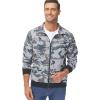 imageTACVASEN Mens Track Jacket Lightweight Full Zip Up Stand Collar Jacket Running Athletic Active Jacket Softshell OuterwearCamouflage