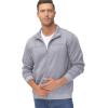 imageTACVASEN Mens Track Jacket Lightweight Full Zip Up Stand Collar Jacket Running Athletic Active Jacket Softshell OuterwearLight Grey
