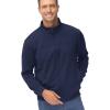 imageTACVASEN Mens Track Jacket Lightweight Full Zip Up Stand Collar Jacket Running Athletic Active Jacket Softshell OuterwearNavy