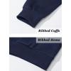 imageTACVASEN Mens Track Jacket Lightweight Full Zip Up Stand Collar Jacket Running Athletic Active Jacket Softshell OuterwearNavy