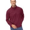 imageTACVASEN Mens Track Jacket Lightweight Full Zip Up Stand Collar Jacket Running Athletic Active Jacket Softshell OuterwearWine Red