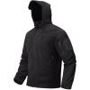 imageTACVASEN Mens Tactical Fleece Jacket Heavyweight Military Hoodie with 6 Pockets Winter Warm Coats Windproof OutdoorBlack