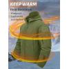 imageTACVASEN Mens Fleece Jacket Full Zip Tactical Hoodies Winter Coats Windproof Hoodies Warm HuntingArmy Green