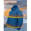 imageTACVASEN Mens Fleece Jacket Full Zip Tactical Hoodies Winter Coats Windproof Hoodies Warm HuntingBlue Green