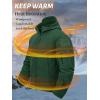 imageTACVASEN Mens Fleece Jacket Full Zip Tactical Hoodies Winter Coats Windproof Hoodies Warm HuntingDark Green